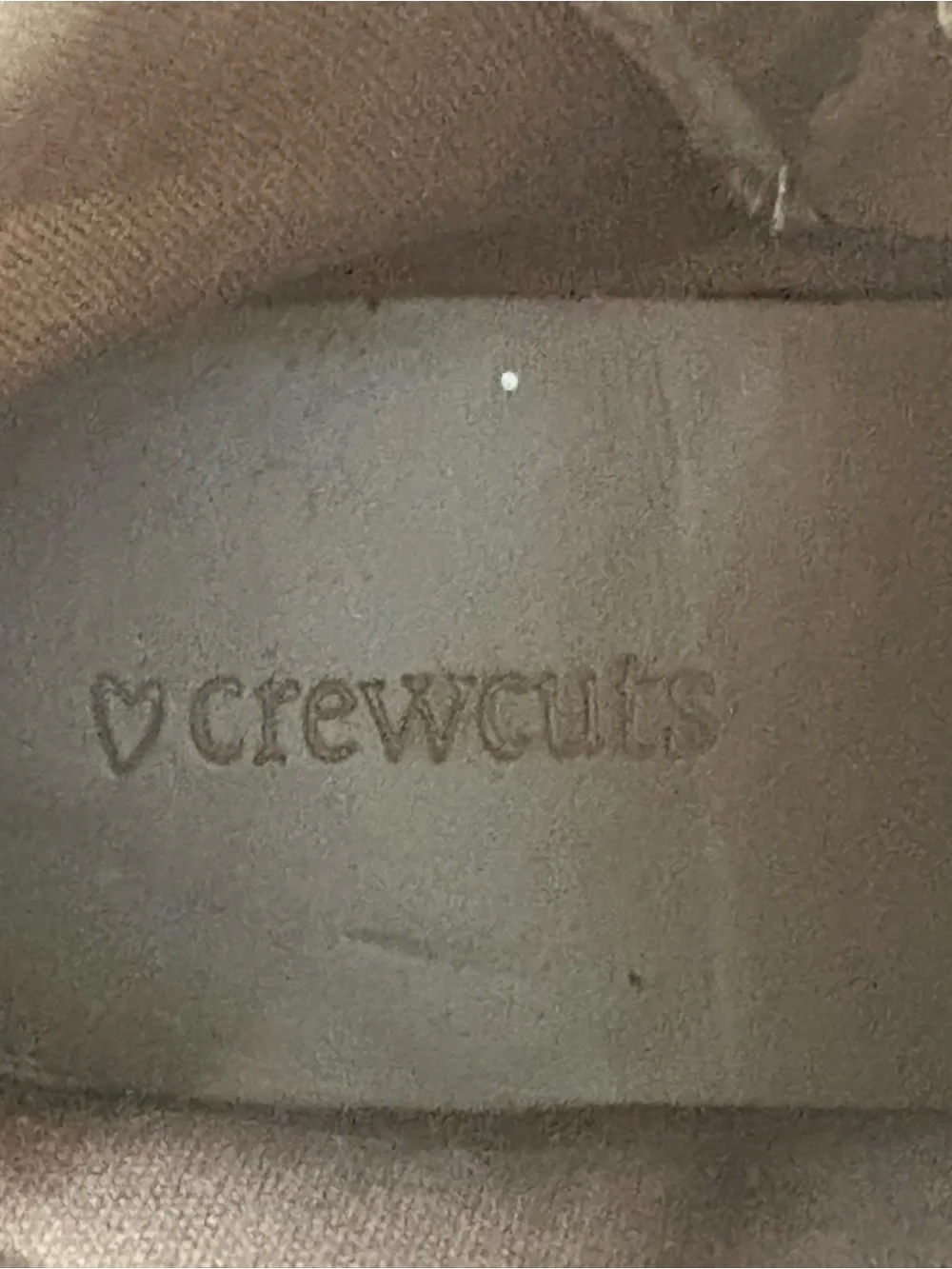 JCREW CREWCUTS Girls Tan Suede Ankle Boots with Glitter Accent - LIKE NEW Size 2